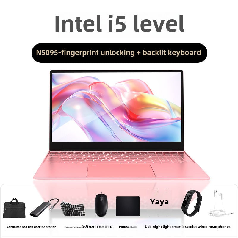 2024Brand New ips HD Laptop Intel15.6Inch Thin and Portable Business Office Design