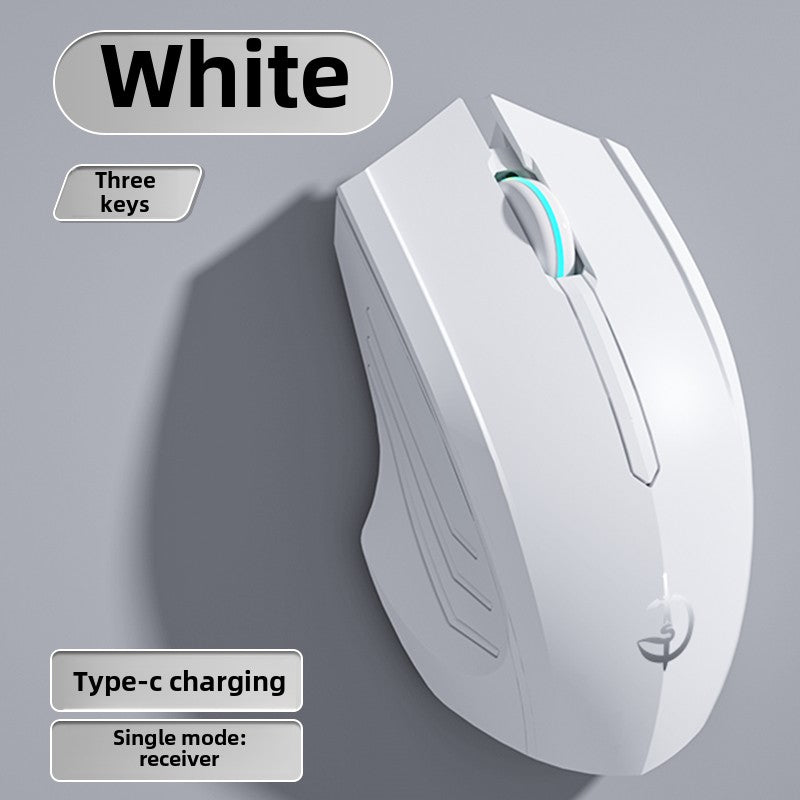 Wireless Mouse Bluetooth Three-Mode Charging Programming Macro Gaming Electronic Sports Dedicated Mute Audio Computer Notebook Universal