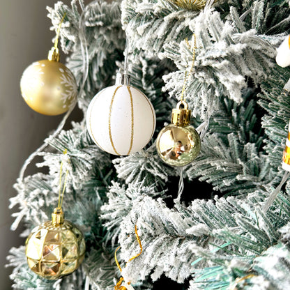 Christmas Decoration 6cm Electroplating Ball Plastic Ball Shaped Painted Christmas Ball Gift Christmas Tree Pendant