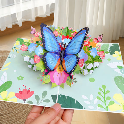 Birthday Stereoscopic Greeting Cards 3D Bouquet Card Thanksgiving Gift Teacher Creative Gift Decoration