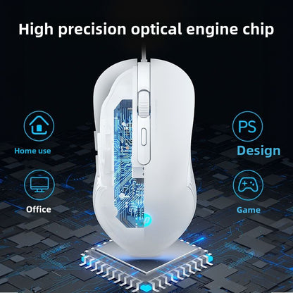 HP HP Official Flagship Mute Wired Mouse E-Sports Games Notebook Desktop Mechanical Office Computer Dedicated