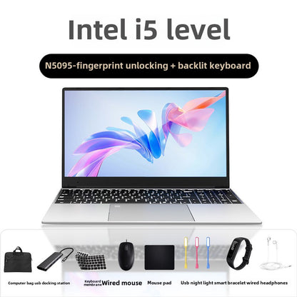 2024Brand New ips HD Laptop Intel15.6Inch Thin and Portable Business Office Design