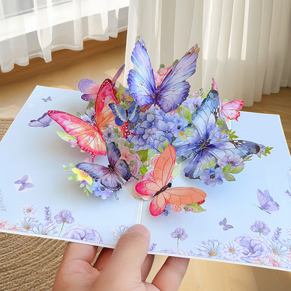 Birthday Stereoscopic Greeting Cards 3D Bouquet Card Thanksgiving Gift Teacher Creative Gift Decoration